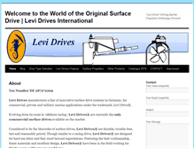 Tablet Screenshot of levidrives.com